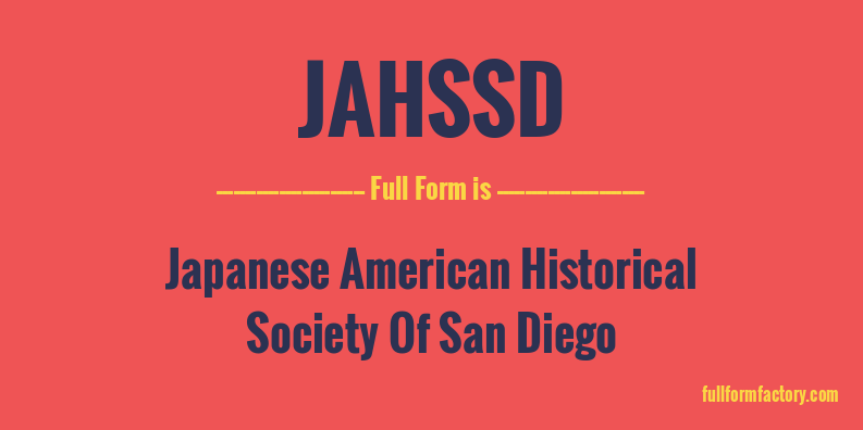 jahssd-full-form