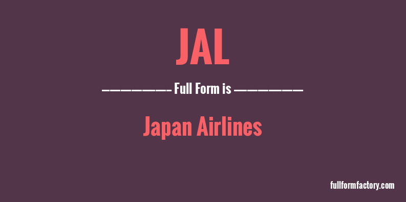 jal-full-form