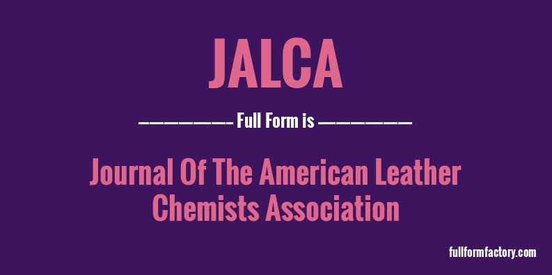 jalca-full-form