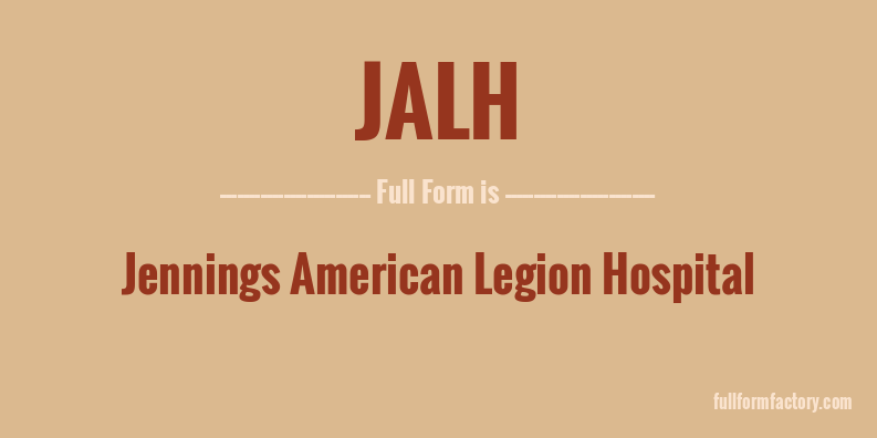 jalh-full-form