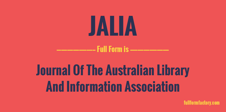 jalia-full-form