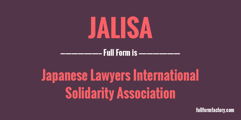 jalisa-full-form