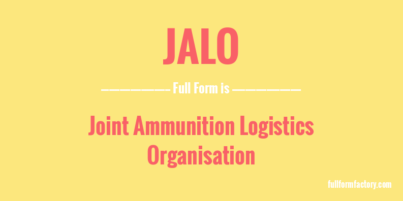 jalo-full-form