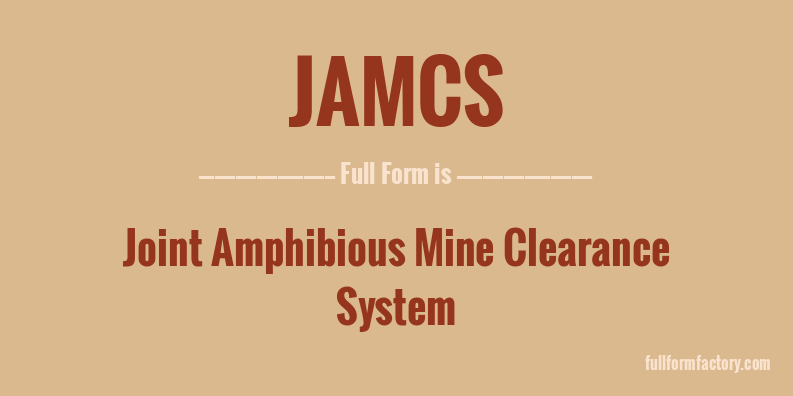 jamcs-full-form