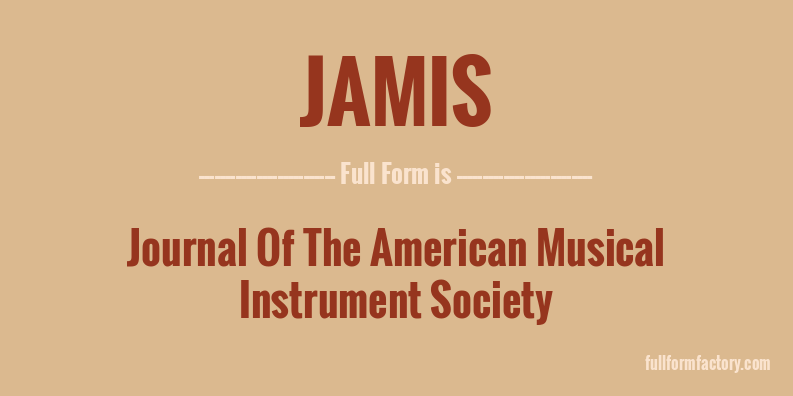 jamis-full-form