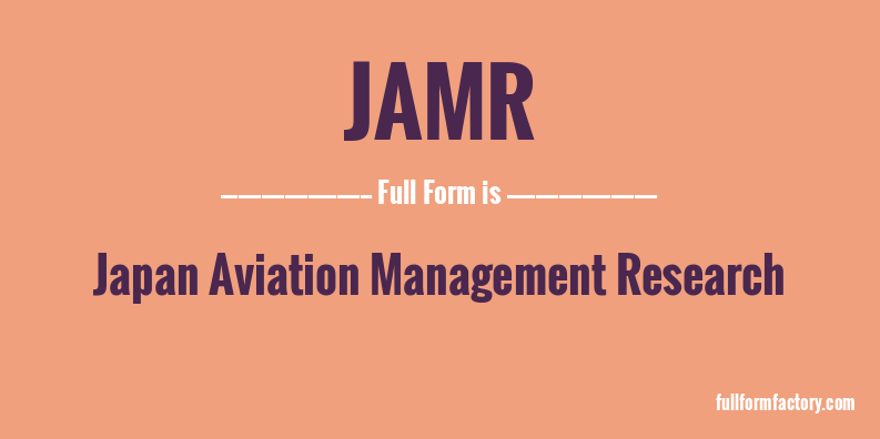jamr-full-form