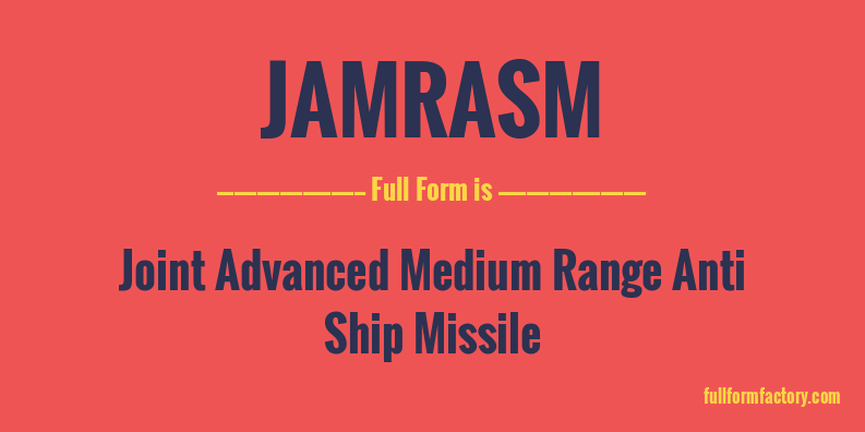 jamrasm-full-form