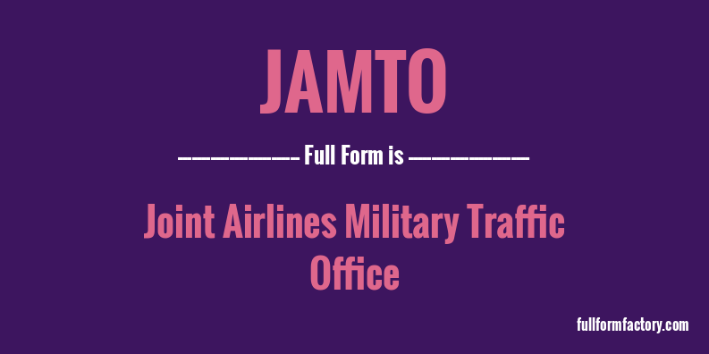 jamto-full-form