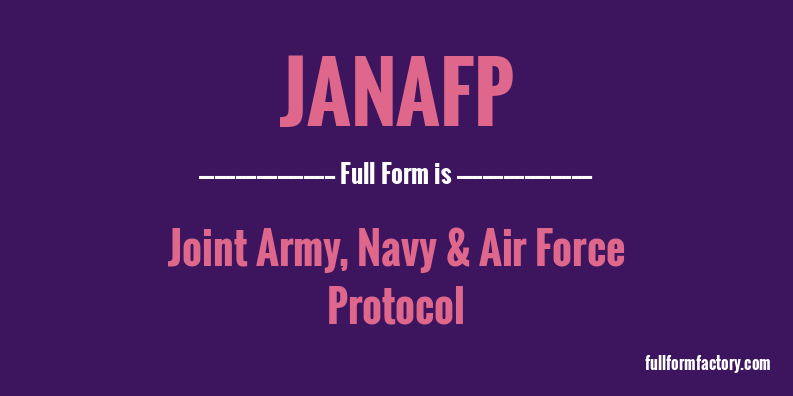 janafp-full-form