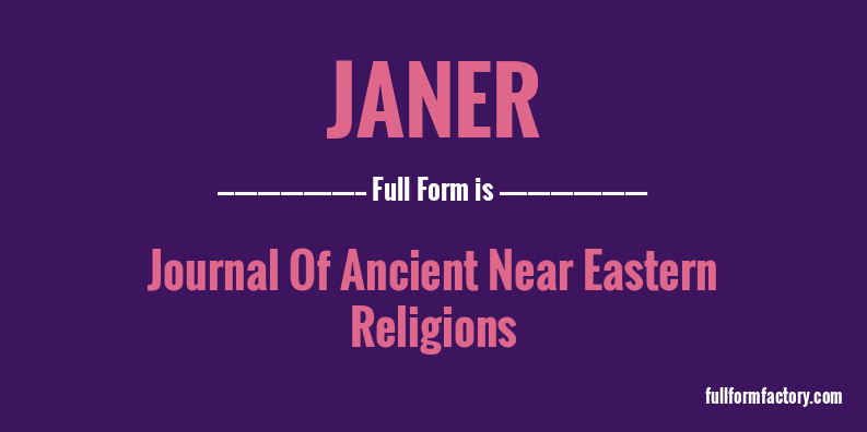 janer-full-form