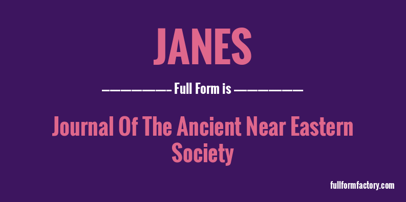 janes-full-form