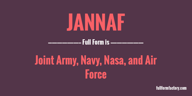 jannaf-full-form