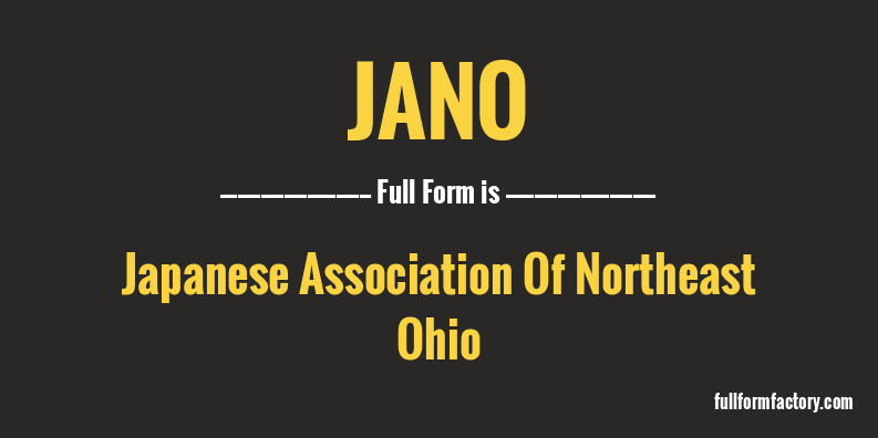 jano-full-form