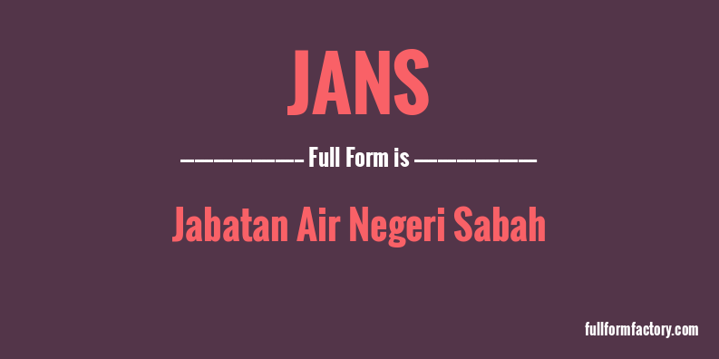 jans-full-form