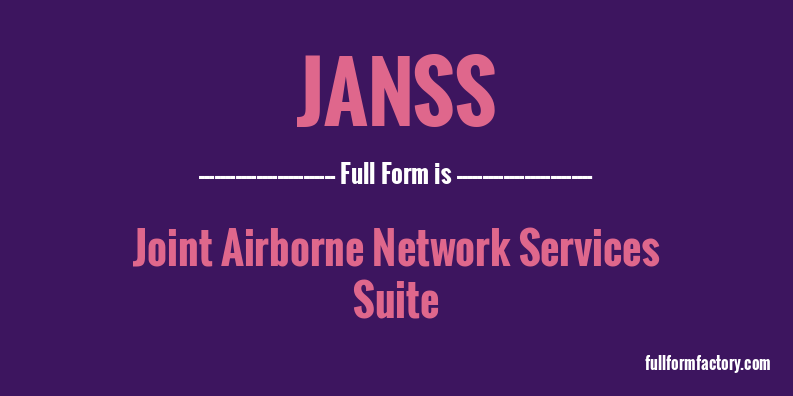 janss-full-form