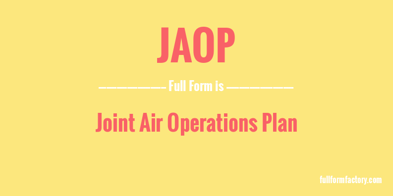 jaop-full-form