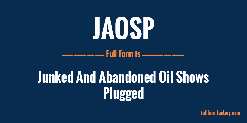 jaosp-full-form