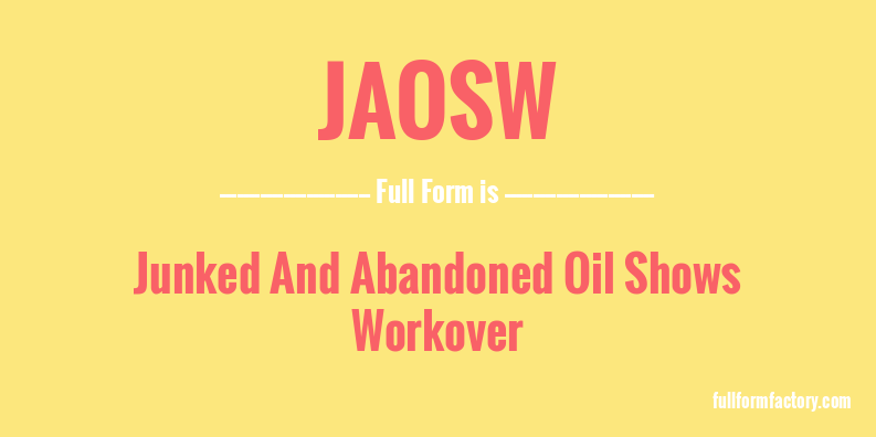 jaosw-full-form