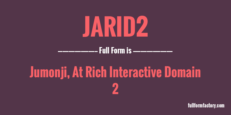jarid2-full-form