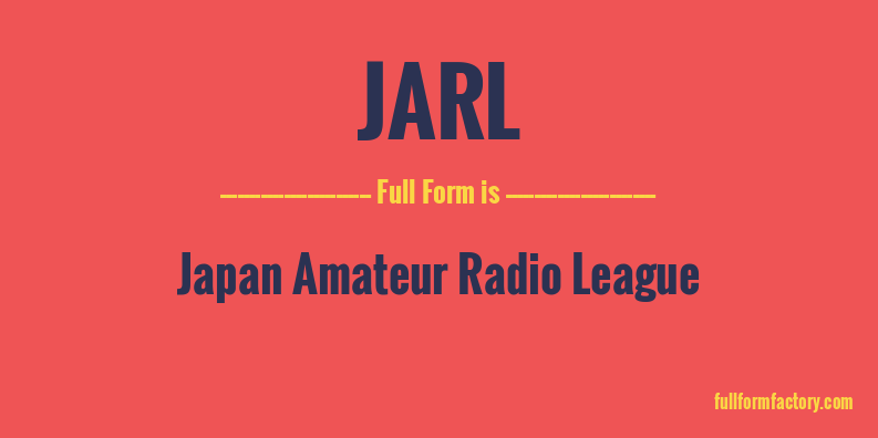 jarl-full-form