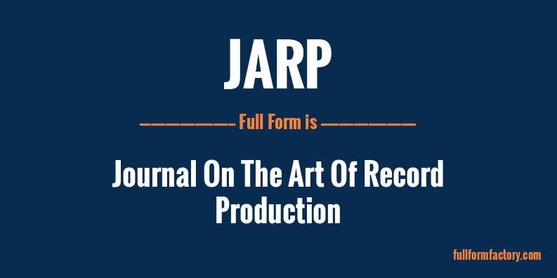 jarp-full-form