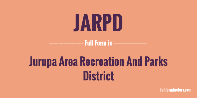 jarpd-full-form
