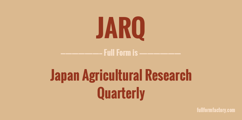 jarq-full-form