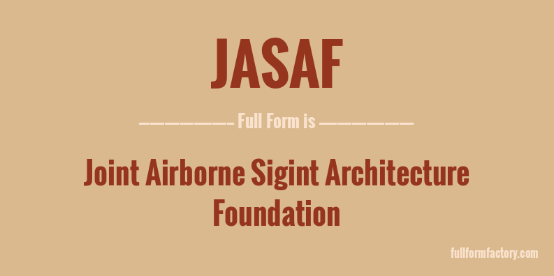 jasaf-full-form