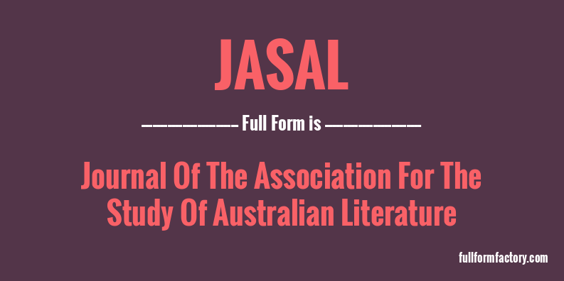 jasal-full-form