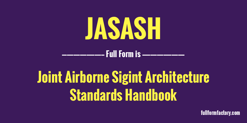 jasash-full-form