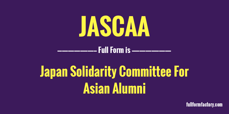 jascaa-full-form