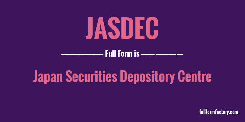 jasdec-full-form
