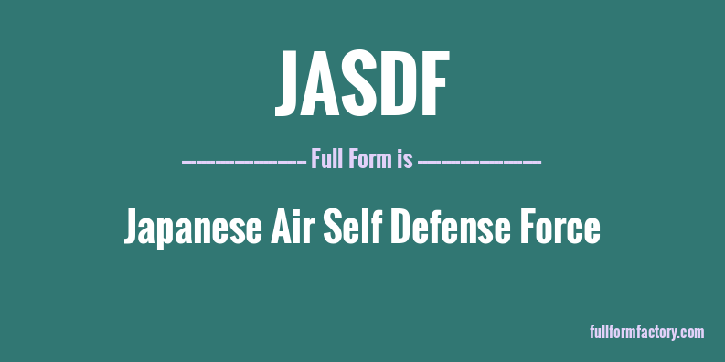 jasdf-full-form