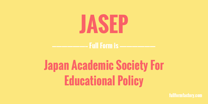 jasep-full-form