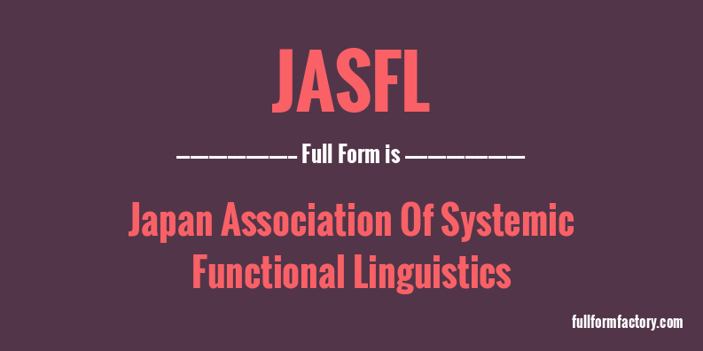jasfl-full-form