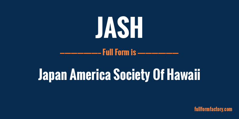 jash-full-form