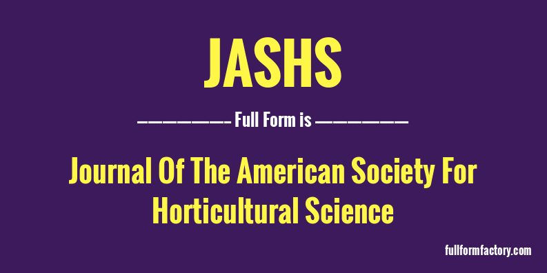 jashs-full-form