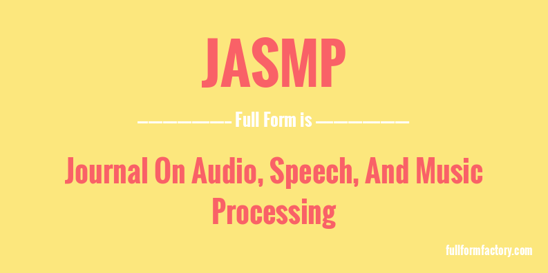 jasmp-full-form