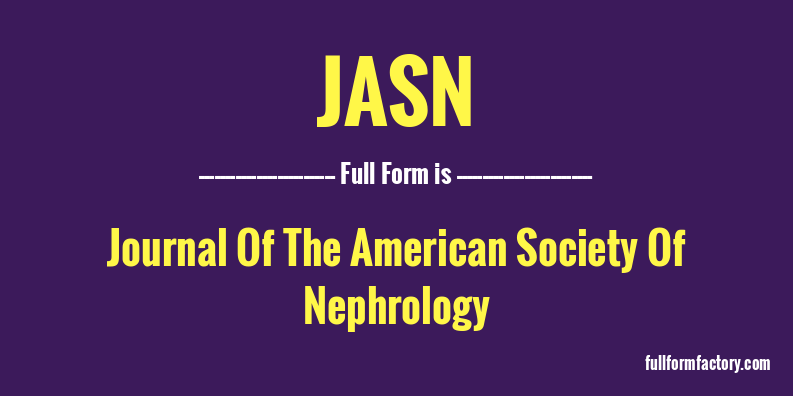 jasn-full-form