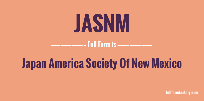 jasnm-full-form