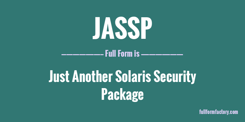 jassp-full-form