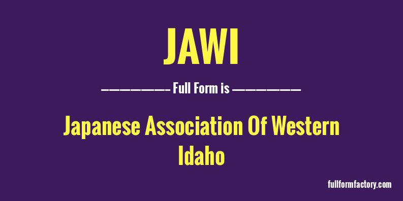 jawi-full-form