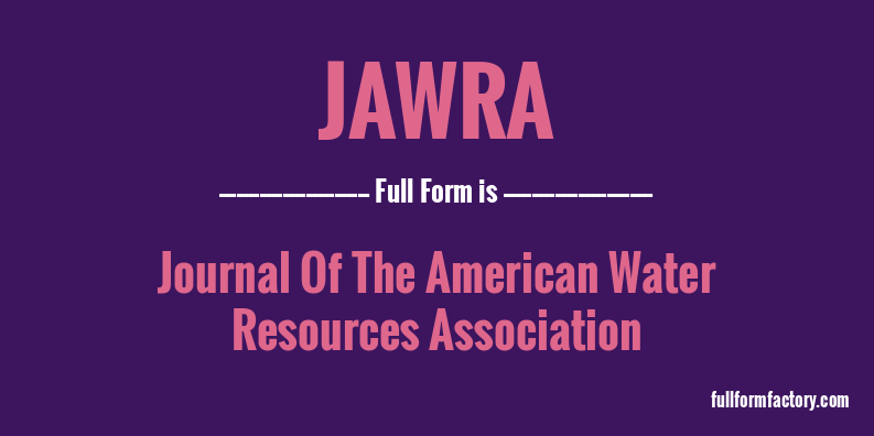 jawra-full-form