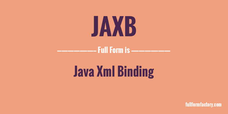 jaxb-full-form