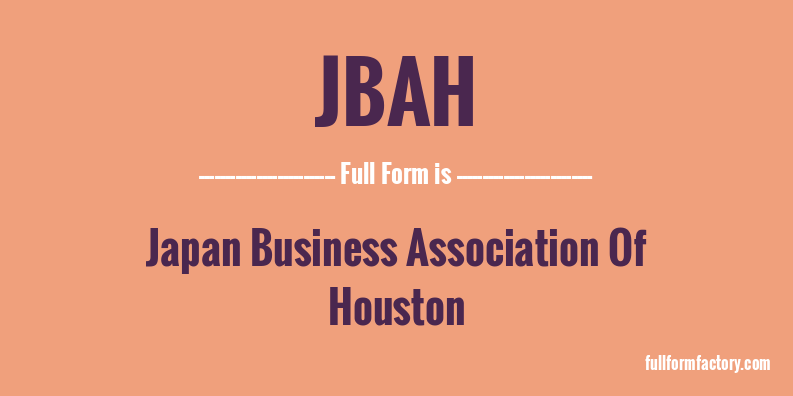 jbah-full-form