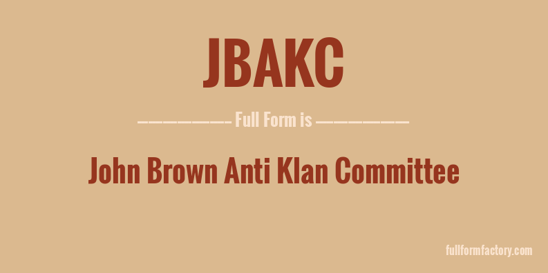 jbakc-full-form