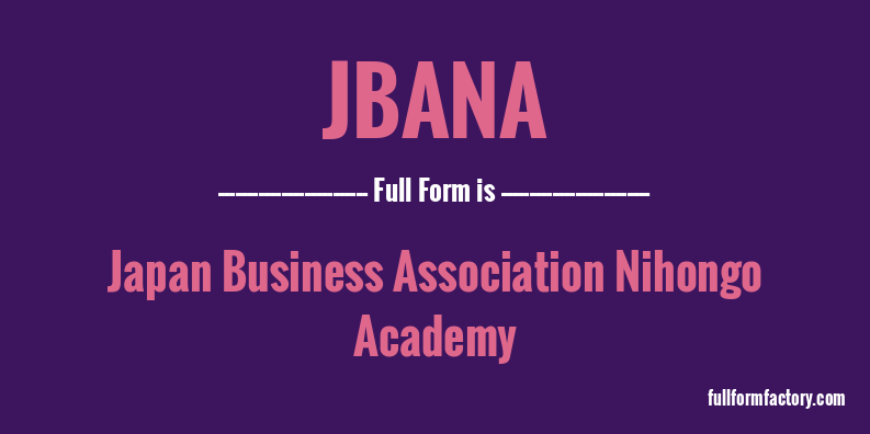 jbana-full-form
