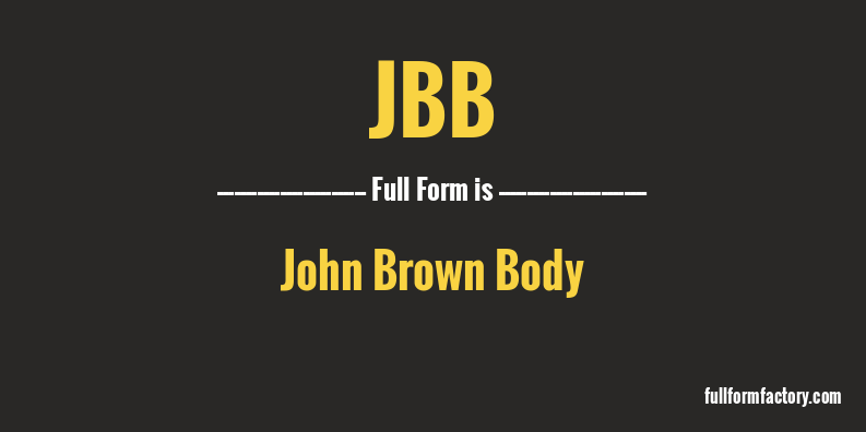 jbb-full-form