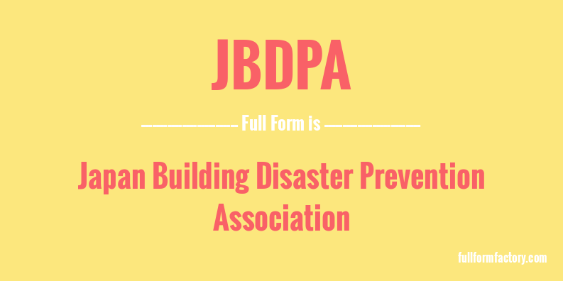 jbdpa-full-form