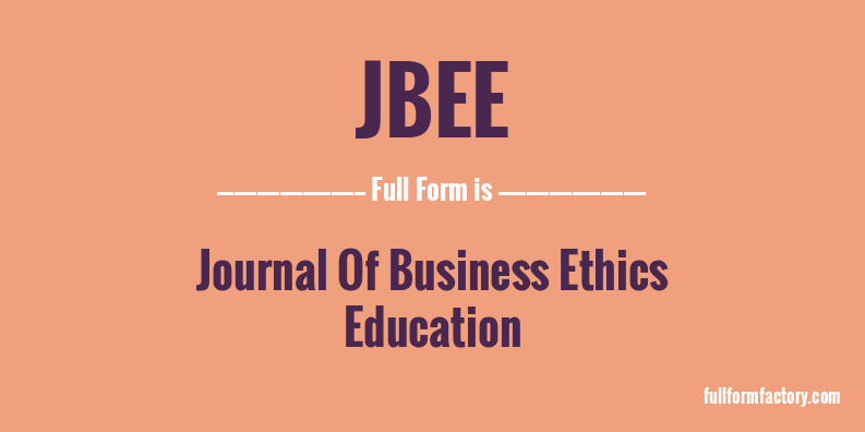 jbee-full-form